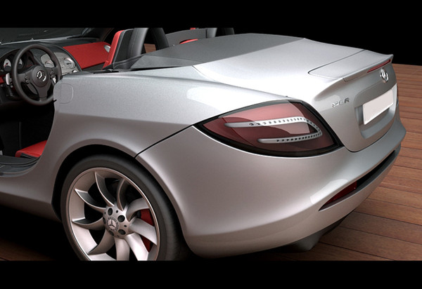 3d max mercedes slr mclaren roadster - Mercedes Benz SLR McLaren Roadster by Oricle